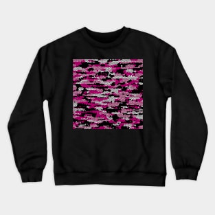 Camo Pattern - Purple Crewneck Sweatshirt